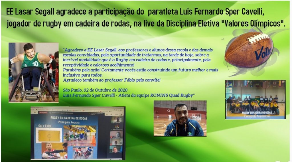 Live – “Valores Olímpicos” com Luis Fernando Sper Cavelli